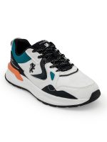 Comfy New Orange & White Tpr Sole Lifestyle Sneakers
