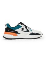Comfy New Orange & White Tpr Sole Lifestyle Sneakers