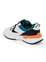 Comfy New Orange & White Tpr Sole Lifestyle Sneakers