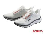 A pair of white Crivit athletic sneakers designed for men.