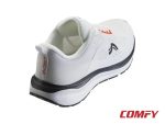 Rear-angle detail of Crivit men's running shoe showing heel support.