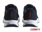 Rear view of Crivit running shoes showcasing heel construction.