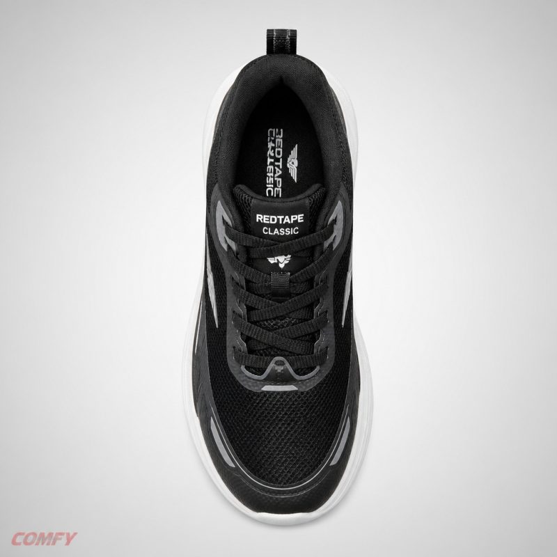 Top-down view of Red Tape Classic Men's Running Sneaker showing the lace-up system.