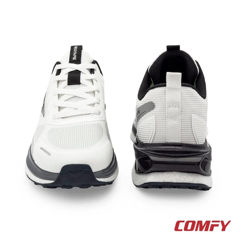 Front and back view of Red Tape ETPU sports shoes.
