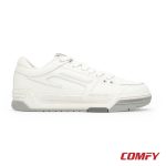 Side profile of white Red Tape mens sneakers showcasing the sole.