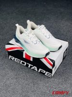 Top down view of Redtape Classic Velocity Pro white sneakers