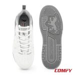 Top-down insole and patterned outsole view of Red Tape lifestyle sneakers.