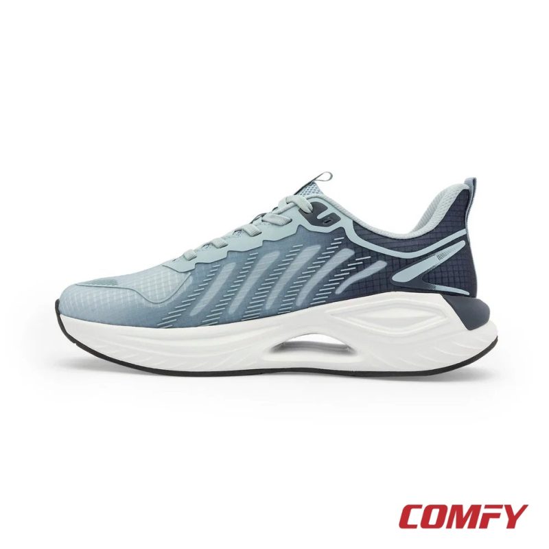 Medial side view of the Red Tape athleisure sports shoe showcasing the inner support structures and sole.